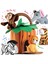 LWJG120。PELUŞ Konuşan Doldurulmuş Hayvan Orman Seti Taşıyıcılı Peluş Oyuncak Seti, 6 Parçalı Bebek Seti Doldurulmuş Hayvanlar Doldurulmuş Fil, Kaplan, Aslan, Zebra, Maymun Içerir (Yurt Dışından) 1