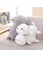 LWJG120。KEDI Peluş Yastık Yumuşak Yavru Kedi Doldurulmuş Hayvan Oyuncak Çocuk Hediyesi (Beyaz Eğimli Gözler 25,5 Inç) (Yurt Dışından) 4