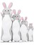 LWJG120。UZUN Peluş Tavşan Oyuncak Bebek Dolması Hayvan Tavşan Peluş Yastık Kucaklama Yastık Çocuklar ve Kızlar Için Hediye (Gri Tavşan 70 Cm/27.5in) (Yurt Dışından) 4