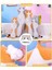 LWJG120。SEVIMLI Kedi Peluş Uzun Vücut Yastık Kucaklama Karikatür Doldurulmuş Hayvan Kedi Peluş Yumuşak Bebek Yastık Çocuk Kız Hediye (Gri, 19 Inç), 1 Parça (1'li Paket) (Yurt Dışından) 3
