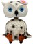 Bobblehead Baykuş Heykeli Dekor Üstü Süsü Girişi (Yurt Dışından) 2