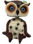 Bobblehead Baykuş Heykeli Baykuş Figürleri Heykel Dekorasyonu Süsleme (Yurt Dışından) 3
