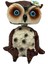 Bobblehead Baykuş Heykeli Baykuş Figürleri Heykel Dekorasyonu Süsleme (Yurt Dışından) 5
