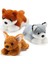 LWJG120。3 Set 7.87 Inç Köpek Doldurulmuş Hayvanlar Peluş Köpek Yastık Oyuncaklar Peluş Köpek Noel Kız Çocuklar Için Set Parti Iyilik Doğum Günü Ev Dekor (Pomeranian Chihuahua Colora) (Yurt Dışından) 3