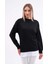 Kadın Çift Görünüm Detaylı Bisiklet Yaka Iki Iplik Sweatshirt 245112 - 3