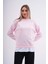 Kadın Çift Görünüm Detaylı Bisiklet Yaka Iki Iplik Sweatshirt 245112 - 3