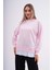 Kadın Çift Görünüm Detaylı Bisiklet Yaka Iki Iplik Sweatshirt 245112 - 4