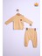 Babyhola %100 Pamuk Düğmeli Sweat Düğmeli Pantolon Takım 236312 1