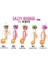Salty Rubber 40GR gr Serisi Tai Rubber Set 03 Orange Gold 3D Eye 1