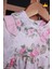 Babyhola Kız Bebek Omuz Fırfır Detaylı Çiçek Desenli Bandanalı Elbise 23625 4