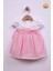 Kız Bebek Bayramlık Dantelli Elbise 15077 1