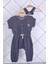 Babyhola %100 Pamuk Kız Bebek Yazlık Müslin Tulum Saç Bandı 2'li Bayramlık Set 4931 1
