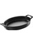 Belle Cuisine Oval Servis Tabağı 28 cm x 19 cm Siyah 1