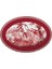 Baci Milano Le Rouge Porselen Oval Tabak 36X26 cm 3