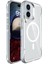Apple iPhone 16 Plus Uyumlu Şeffaf Kılıf Wireless Şarj Özellikli Darbe Emici Ultra Koruma Kapak Kcr 1