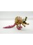Spinosaurus 3D Hareketli ve Renk Geçişli Pembe - Yeşil - Gold Orta Boy Model 1