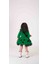 Kız Çocuk Yeşil Taş Devri Çakıl Elbise Doğum Günü Parti Özel Gün Green Stone Age Dress 3