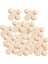 100X Tamamlanmamış Yarım Ahşap Mini Çocuklar Için Ev Dekorasyon Çelenk 2CMX1CM (Yurt Dışından) 3