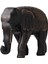 Koleksiyonluk Figür Süsleme Dekoratif Reçine Fil Heykeli Hayvan Heykeli Siyah (Yurt Dışından) 3