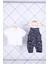 Babyhola Erkek Bebek Çocuk Bayramlık Salopet Tişört Takım 21058 2