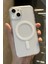 Apple iPhone 14 Plus Kılıf Magsafe Uyumlu Sert Şeffaf Telefon Kılıfı 1