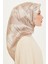 Armine İpek Eşarp 2025 Kış - 9218-83 Taş Krem Sura 4