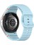 Samsung Galaxy Watch Fe / Watch7 Silikon Dalga Dokulu Saat Kayışı (Yurt Dışından) 1