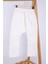 Babyhola Pamuk Bluz Kot Pantolon Kız Erkek Çocuk Salaş Takım Beyaz 1629 4
