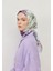 Colour Garden Desen Pamuk Vual Eşarp Lavanta 4
