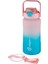 Su Matarası 1500ML VGN2213T Pembe Turkuaz 2