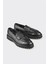 Siyah Deri Erkek Klasik Loafer 2