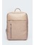 Organizer Premium Deri Sırt Laptop Çantası Unisex Crazy Bej 1