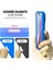 iPhone 16 Pro Kılıf Ince Sıvı Silikon 3 Katmanlı Tam Kaplamalı Yumuşak Jel Kauçuk Kılıf Kapak Mavi 5