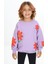 ATB-503470-1 Çiçek Baskılı Kışlık 3 Iplik Sweatshirt 1