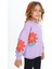 ATB-503470-1 Çiçek Baskılı Kışlık 3 Iplik Sweatshirt 2