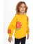 ATB-503470-1 Çiçek Baskılı Kışlık 3 Iplik Sweatshirt 3