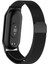 Xiaomi Smart Band 8 Uyumlu Mıknatıslı Hasır Metal Örgü Kordon Özel Pim Tasarımı Milanese Kayış 4