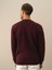Erkek Bordo Pamuk Dokulu Regular Fit Sweatshirt 3
