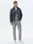 Gri Slim Fit Denim Pamuk Karışımlı Pantolon 1