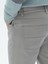 Gri Slim Fit Denim Pamuk Karışımlı Pantolon 4