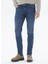 Lacivert Slim Fit Denim Pamuk Karışımlı Pantolon 2