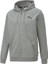 Ess Small Logo Fz Hoodie Medium Gray Erkek Sweatshırt 58670453 1