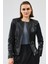 Irina Kadın Siyah Deri Ceket 24WGE52251M 1
