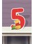 Winnie the pooh temalı ayaklı rakam pano - 5 yaş (40 cm ) 1