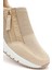 Zero Kadın Bej Fermuarlı Dolgu Topuklu Kumaş Sneaker 24WFD43086F 10