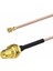 30cm RP SMA Dişi ( Erkek ) Ipex Mhf1 RF Bağlantı Kablosu 0-6GHz Altın Kaplama Konnektör Koaksiyel Kablo UFL U.FL IPX IPEX Mini PCIe Anten 1.13 Wifi Gsm Gps FPV Lora Helium Router Modem GPRS 5