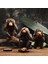 3 Orangutan Figürleri Oturma Odası Raf Dolap Için Üstü Süslemeleri (Yurt Dışından) 5