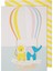 Meri Meri - Hot Air Balloon Baby Card - Uçan Balon Tebrik Kartı 1