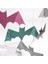 - Pastel Halloween Glitter Hanging Bats - Pastel Renk Simli Asılan Yarasalar 2