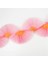 - Pink Honeycomb Fan Garland - Pembe Petekli Yelpaze Asılan Süs 3